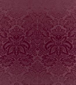 Tarleton Damask Fabric by Ralph Lauren Burgundy