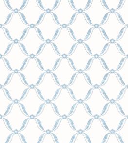 Tate Trellis Wallpaper by Anna French Soft Blue Tate Trellis Wallpaper by Anna French Soft Blue