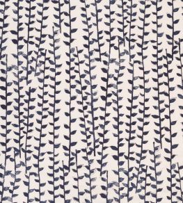 Tea Trail Fabric by Christopher Farr Cloth Dark Indigo Tea Trail Fabric by Christopher Farr Cloth Dark Indigo