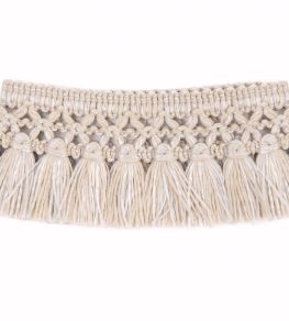 Teepee Fringe Trim by Christopher Farr Cloth Latte Teepee Fringe Trim by Christopher Farr Cloth Latte