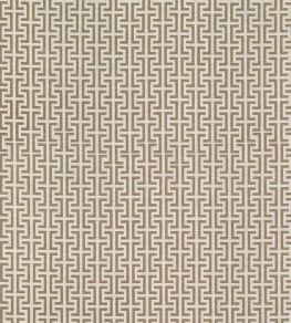 Temple Fabric by Schumacher Brown Temple Fabric by Schumacher Brown