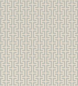Temple Wallpaper by Schumacher Orpington Blue Temple Wallpaper by Schumacher Orpington Blue