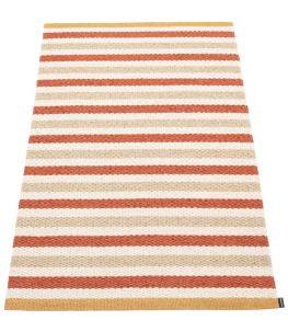 Teo Rug by Pappelina Brick/Beige/Vanilla Teo Rug by Pappelina Brick/Beige/Vanilla