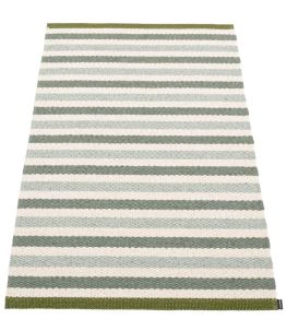 Teo Rug by Pappelina Sage/Army/Vanilla