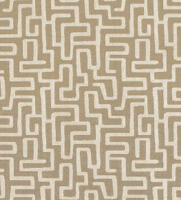 Terrace Lane Fabric by Thibaut Beige Terrace Lane Fabric by Thibaut Beige