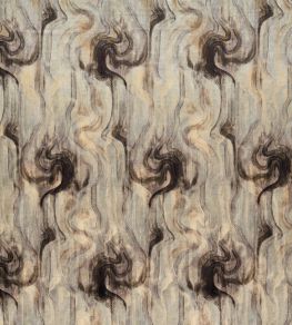 Tessuto Fabric by Clarke & Clarke Nero/Silver