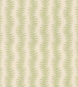 Tetbury Stripe Fabric by GP & J Baker Leaf Green