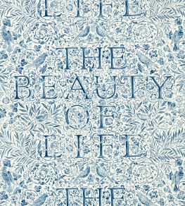 The Beauty of Life Wallpaper by Morris & Co Indigo The Beauty of Life Wallpaper by Morris & Co Indigo