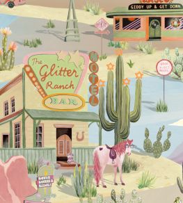 The Glitter Ranch Wallpaper by Brand McKenzie Summer The Glitter Ranch Wallpaper by Brand McKenzie Summer