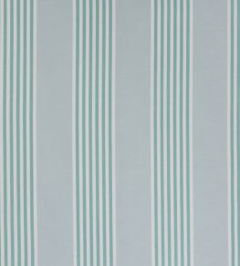 The Hudson Stripe Performance Fabric by Christopher Farr Cloth Turchese The Hudson Stripe Performance Fabric by Christopher Farr Cloth Turchese