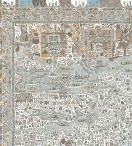 The Map Mini Mural by Lewis & Wood Aqua Vita The Map Mini Mural by Lewis & Wood Aqua Vita
