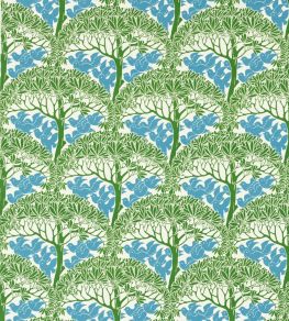 The Savaric Fabric by Morris & Co Garden Green The Savaric Fabric by Morris & Co Garden Green