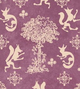 The Silly Fox Wallpaper by MINDTHEGAP Mauve
