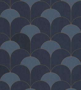 Theatre Wallpaper by Casadeco Bleu Orage Theatre Wallpaper by Casadeco Bleu Orage