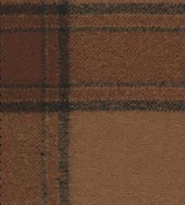 Callanish Check Fabric by The Isle Mill Mocha Callanish Check Fabric by The Isle Mill Mocha