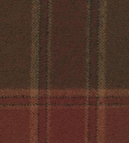Callanish Check Fabric by The Isle Mill Chestnut Callanish Check Fabric by The Isle Mill Chestnut