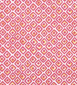 Indian Diamond Fabric by Thibaut Pink Indian Diamond Fabric by Thibaut Pink