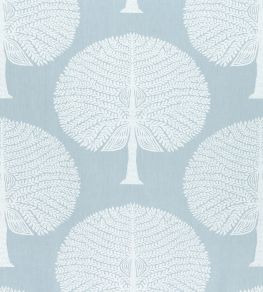 Mulberry Tree Fabric by Thibaut Spa Blue Mulberry Tree Fabric by Thibaut Spa Blue