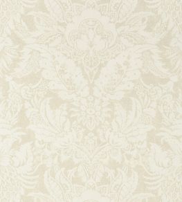 Chardonnet Damask Wallpaper by Thibaut Cream