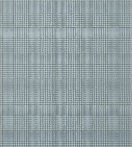 Grassmarket Check Wallpaper by Thibaut Slate Blue