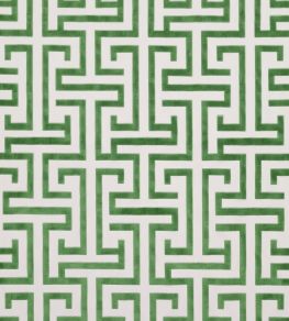 Ming Trail Fabric by Thibaut Green