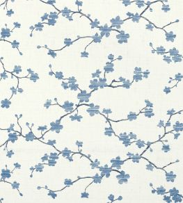 Sakura Wallpaper by Thibaut Blue Sakura Wallpaper by Thibaut Blue