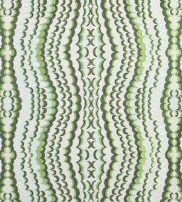 Ebru Embroidery Fabric by Thibaut Green Ebru Embroidery Fabric by Thibaut Green