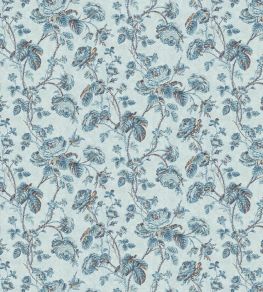 Thorny Vine Fabric by Zoffany Azure Thorny Vine Fabric by Zoffany Azure