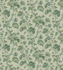 Thorny Vine Fabric by Zoffany Evergreen Thorny Vine Fabric by Zoffany Evergreen