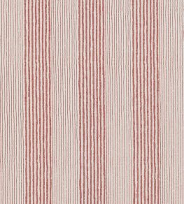 Ticking Fabric by Fermoie Red