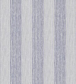 Ticking Fabric by Fermoie Deep Blue