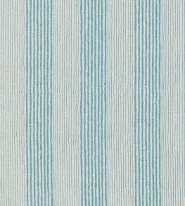 Ticking Fabric by Fermoie Sky Blue