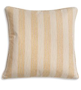 Ticking Cushion by Fermoie Yellow