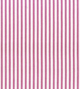 Ticking Stripe 1 Fabric by Ian Mankin Cerise Ticking Stripe 1 Fabric by Ian Mankin Cerise