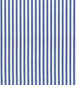 Ticking Stripe 1 Fabric by Ian Mankin Cobalt Ticking Stripe 1 Fabric by Ian Mankin Cobalt