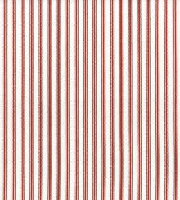 Ticking Stripe 1 Fabric by Ian Mankin Crimson