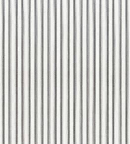 Ticking Stripe 1 Fabric by Ian Mankin Dark Grey