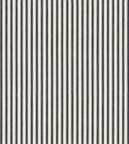 Ticking Stripe 1 Fabric by Ian Mankin Dark Navy