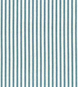 Ticking Stripe 1 Fabric by Ian Mankin Peacock