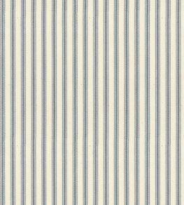 Ticking Stripe 1 Fabric by Ian Mankin Silver