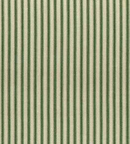 Ticking Stripe 1 Rustic Fabric by Ian Mankin Spruce