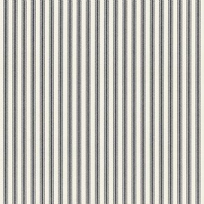 Ticking Stripe Wallpaper by Ian Mankin Black Ticking Stripe Wallpaper by Ian Mankin Black