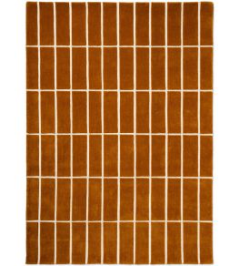 Tiiliskivi Rug by Marimekko Brown Tiiliskivi Rug by Marimekko Brown