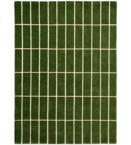 Tiiliskivi Rug by Marimekko Green Tiiliskivi Rug by Marimekko Green
