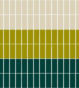 Tiiliskivi Wallpaper by Marimekko Olive/Green
