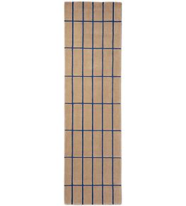 Tiiliskivi Runner Rug by Marimekko Bright Blue
