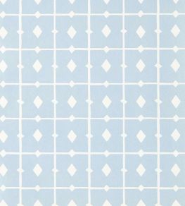 Tiles Wallpaper by Scion Cornflower Tiles Wallpaper by Scion Cornflower