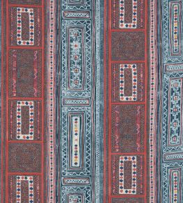 Time Teller Fabric by Christopher Farr Cloth Berry