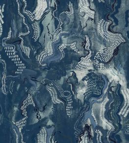 Timeless Stones Wallpaper by Coordonne Blue Timeless Stones Wallpaper by Coordonne Blue