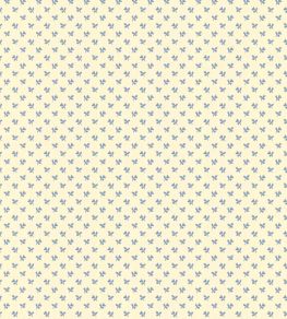 Tiny Flower Wallpaper by Langelid Von Bromssen Faded Denim Tiny Flower Wallpaper by Langelid Von Bromssen Faded Denim